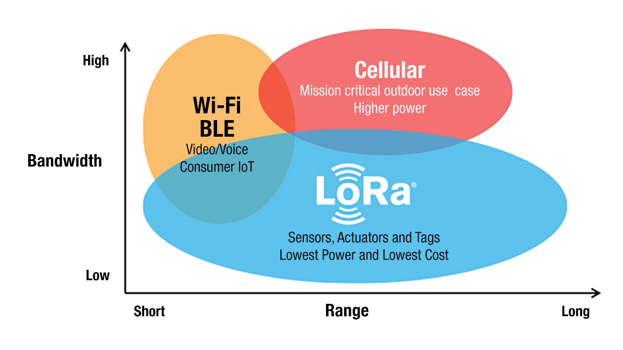 Mesh Netzwerk Techniken: WiFi, Celluar und LoRa